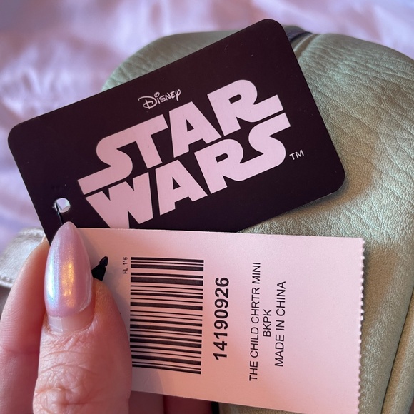 NWT Disney Star Wars Mini Grogu Backpack - Picture 2 of 3